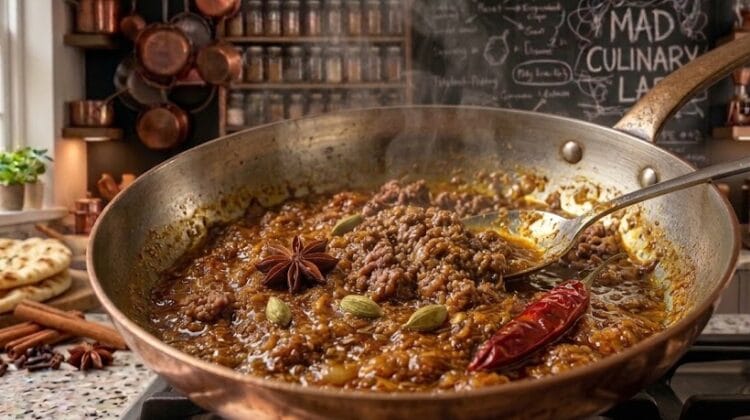 Ground Beef Curry on Desi Bites