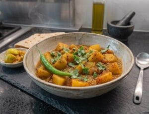 Tamatar Aloo on Desi Bites