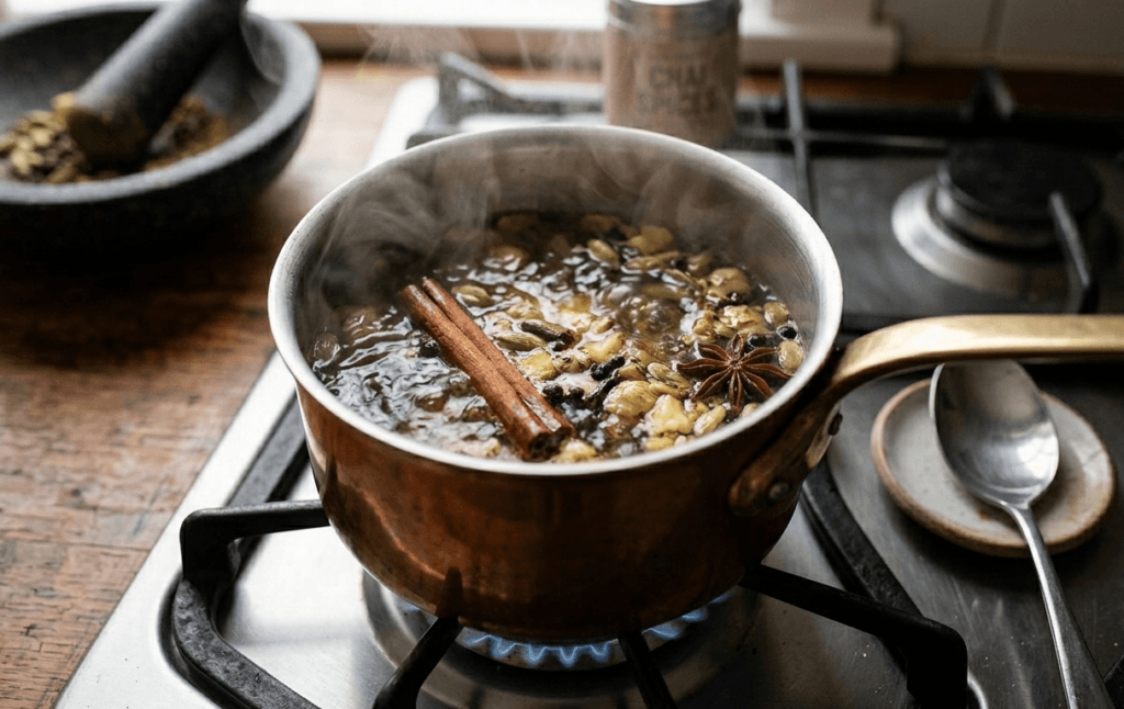 Recipe Masala Chai on Desi Bites