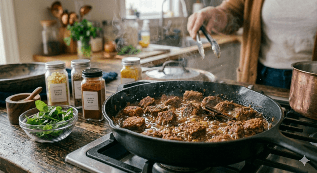 Beef Fry on Desi Bites