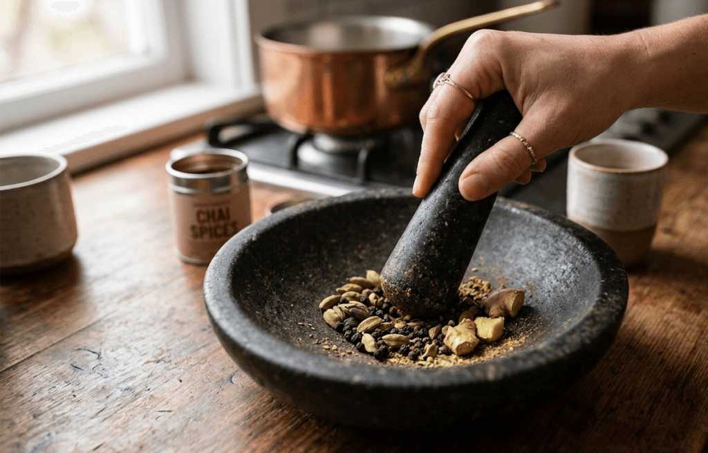Recipe Masala Chai on Desi Bites