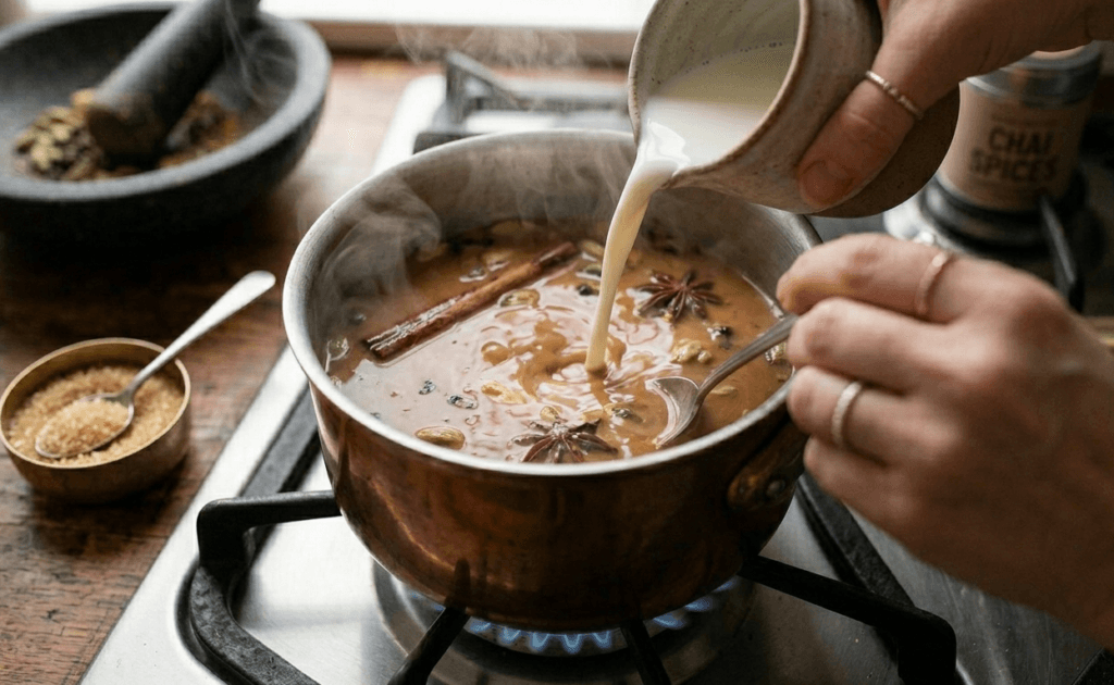 Recipe Masala Chai on Desi Bites