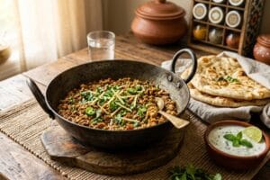 Chicken Keema Recipe on desi bites