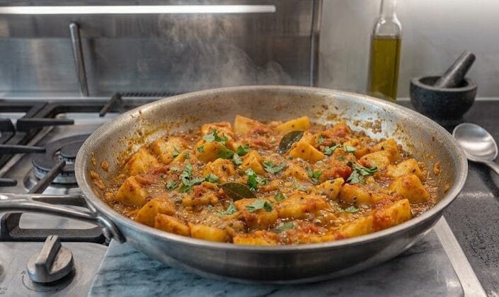 Tamatar Aloo on Desi Bites