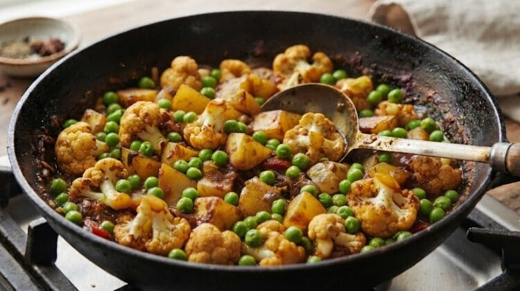 Aloo Gobi Matar on Desi Bites