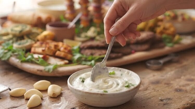Garlic Dip on Desi Bites