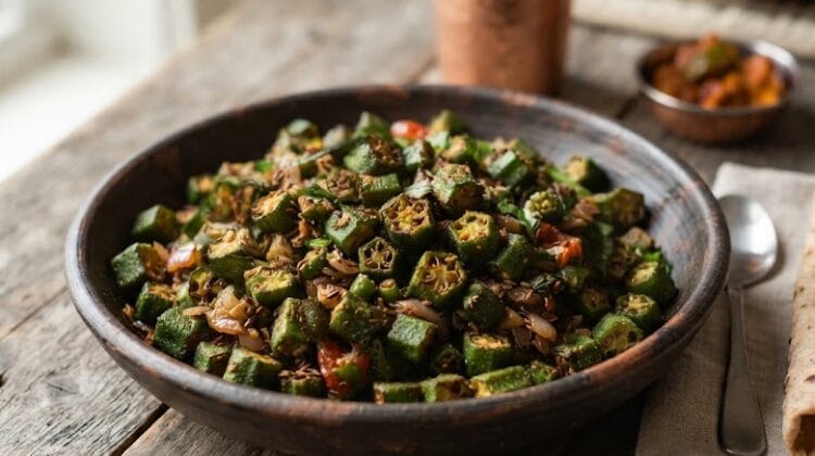 Bhindi Aloo on Desi Bites
