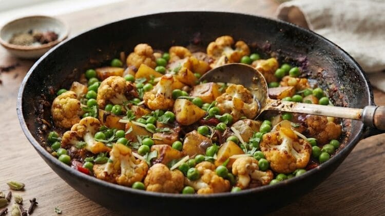 Aloo Gobi Matar on Desi Bites