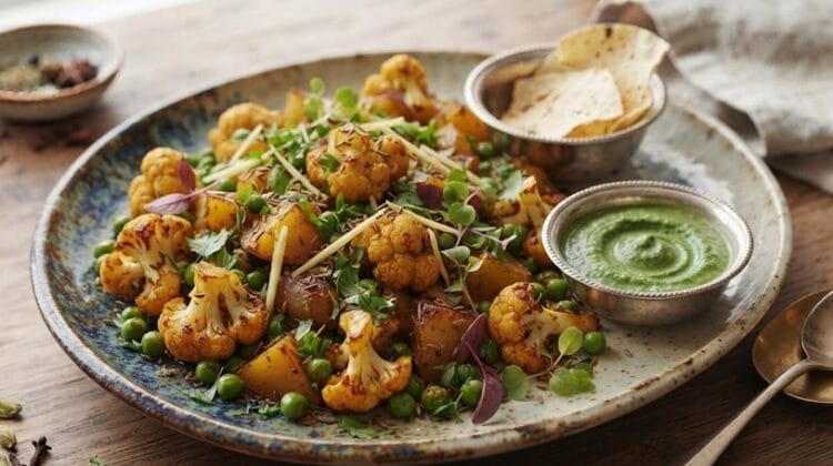 aloo gobi matar, aloo gobi matar recipe, aloo gobi recipe, gobi matar, potato cauliflower peas, pakistani aloo gobi, indian aloo gobi, homemade aloo gobi, easy aloo gobi, vegetable curry, mixed vegetable curry, desi sabzi, cauliflower recipe, potato curry, peas curry, vegan curry, healthy vegetable recipe, dinner recipe, south asian recipes, homemade vegetable dish