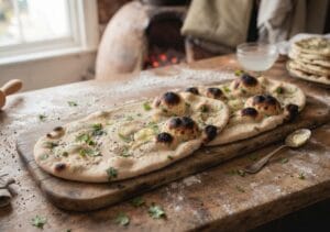 Garlic Naan Recipe on Desi Bites
