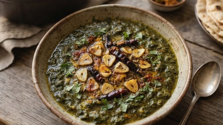 Palak Daal on Desi Bites