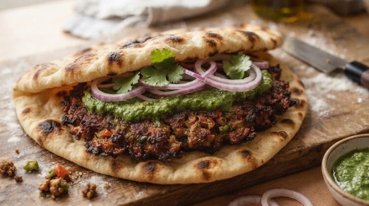Chapli Kebab on Desi Bites