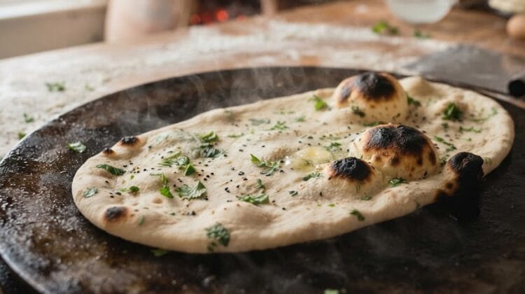 Garlic Naan Recipe on Desi Bites
