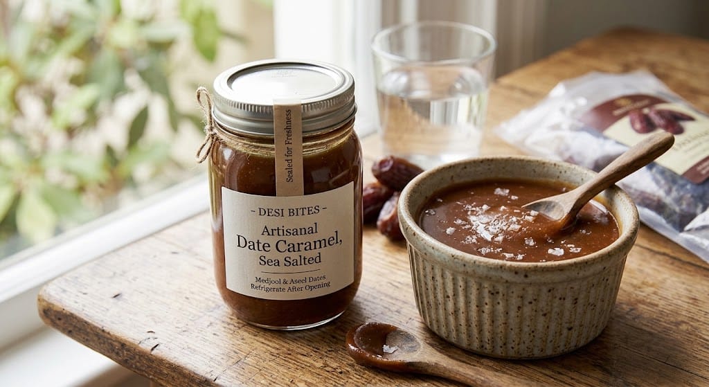 Date Caramel on Desi Bites