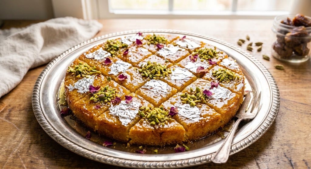 Semolina Cake on Desi Bites